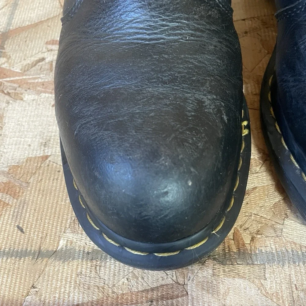 Doc Martens Steel Toe Chelsea Boot Size 10 Black Slip Resistant Safety Shoe